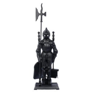 Набор для камина Рыцарь, 3 предмета на подставке, 72,5 х 15 х 24,5 см